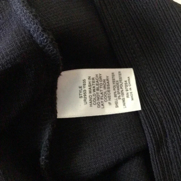 One Love Clothing Los Angeles Women’s Dress Size Medium Peplum Mock Neck - Picture 5 of 5